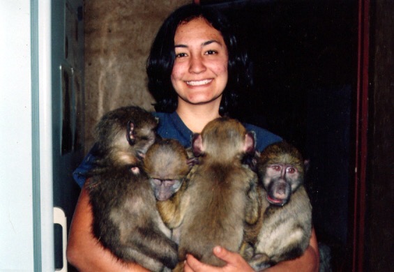 2 L To R Peanut Scarlett Adam Gabriel All Orphaned Infants Maria Raised As Their Surrogate Mother Scarlett Adam And Gabriel Were All Part Of The Same Troop And Released Together