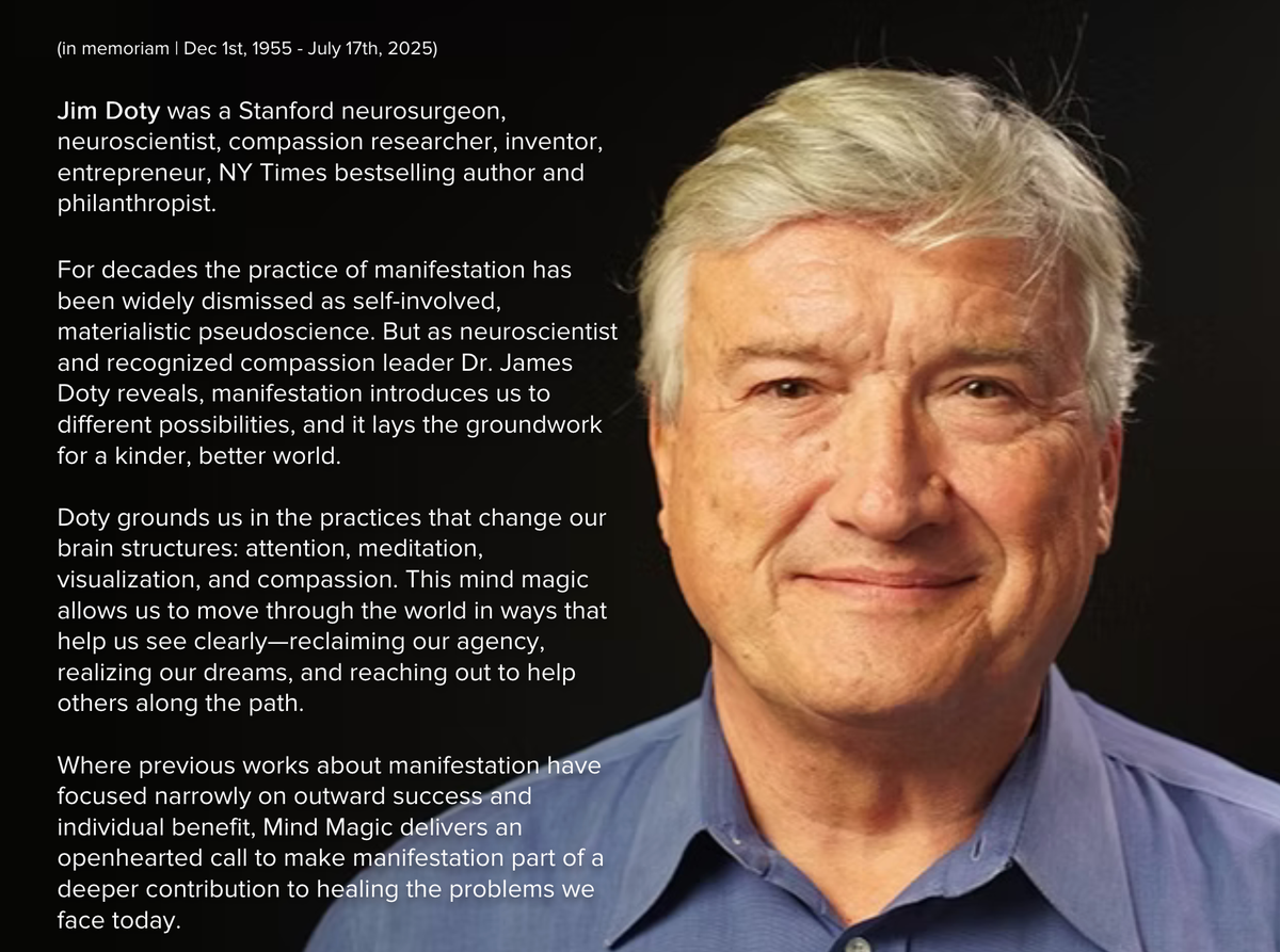 Goodbye Dr Doty and rays of light to keep us going